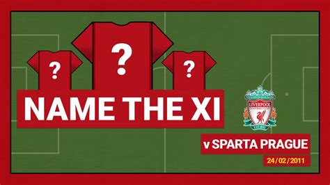 Name The Starting Xi 2011 Europa League Liverpool V Sparta Prague