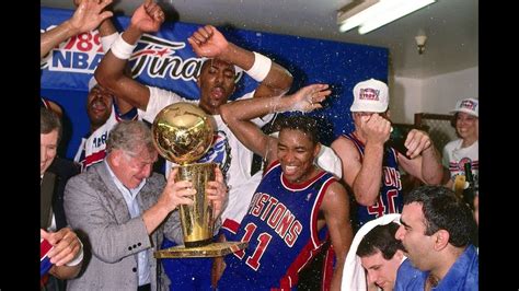 Bad Boy Pistons 1989 Championship Documentary Youtube