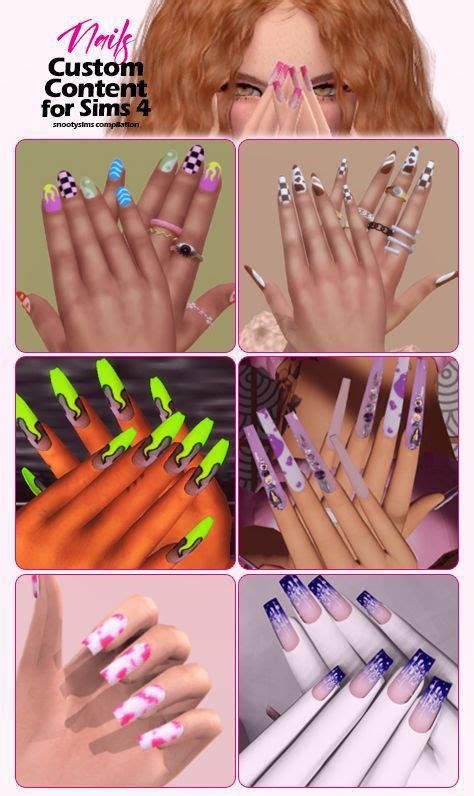 Hottest Sims Nails Cc That We Know You Will Love Artofit