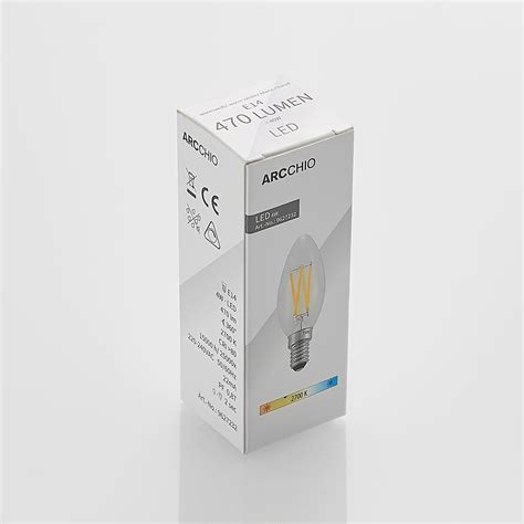 Led Filament Lamp E W Kaars Dimbaar Set Lampen Nl