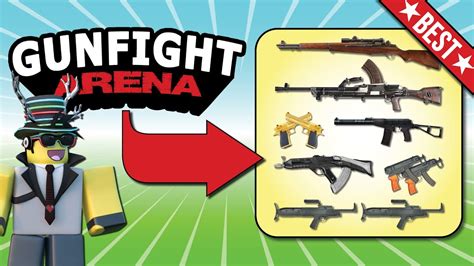 Best Gamepass Guns In Roblox Gunfight Arena Youtube