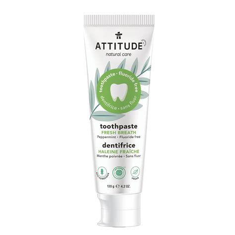 Fluoride Free Adult Toothpaste - Whitening | ATTITUDE