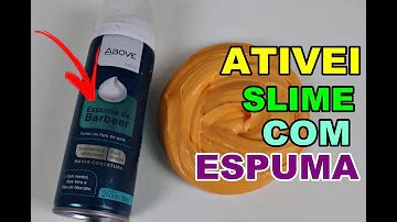 Como Fazer Slime Com Espuma De Barbear - Como fazer slime com cola espuma de barbear e ativador?