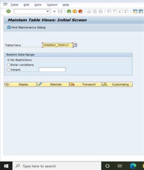 Validation Of Table Maintenance Generator Sap Abap