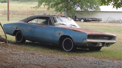 See 1968 Dodge Charger Barn Find Drive Away Under Its