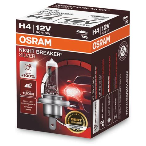 Sijalica H4 100 Osram Night Breaker Silver Lav Auto