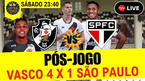 Tribuna Vasca Na Live P S Jogo Vasco X S O Paulo Goleada