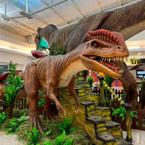 Hz Exposi O R Plicas De Dinossauros Gigantes Chega A Shopping Em