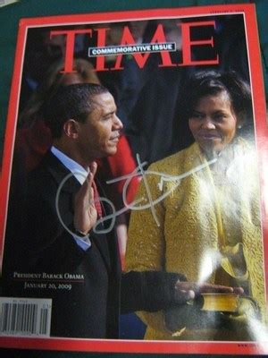 BARACK OBAMA PRESIDENT SIGNED TIME MAGAZINE Antique Price Guide