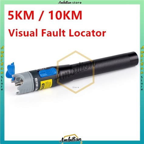 Jual 5KM 10KM Visual Fault Locator Laser Fiber Optik FTTH Laser Source