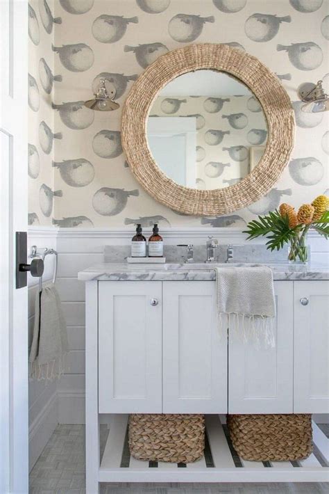 72 Gorgeous Coastal Beach Bathroom Decoration Ideas Beach Bathroom