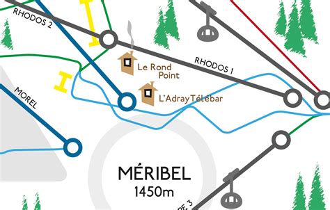 Méribel Piste Map