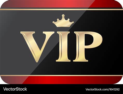 Vip gift card Royalty Free Vector Image - VectorStock