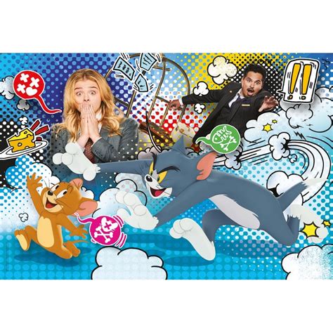 PUZZLE Supercolor MAXI 24 Pcs Tom Jerry CLEMENTONI