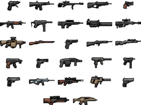 Download Drawn Gun Pixel Art Gun Sprite Pixel Art Clipart Png