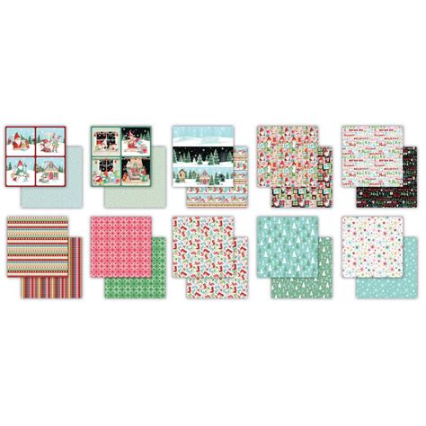 Craft Consortium Its Snome Time 2 6 X 6 Double Sided Paper Pad