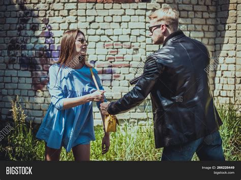 Robber On Street Image And Photo Free Trial Bigstock