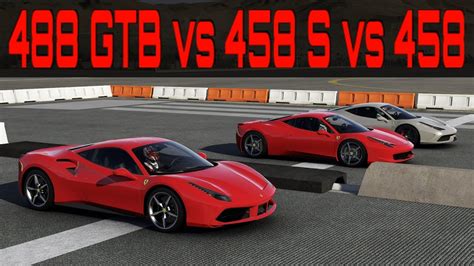 Ferrari Gtb Vs Speciale Vs Italia Forza Drag And