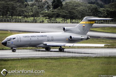 La Fuerza Aérea Colombiana retiró del servicio su Boeing 727 100 Apolo