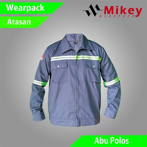 Jual Wearpack Atasan Kemeja Proyek Seragam Kerja Katelpak Lengan