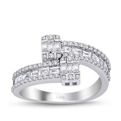 0 90 Carat Diamond Baguette Ring Lizay DR26638