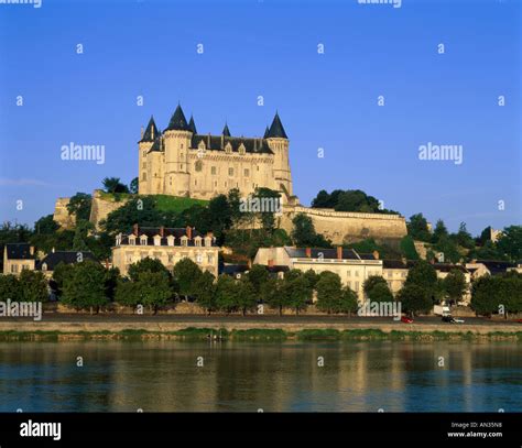 Saumur Castle (Chateau de Saumur), Saumur, Loire Valley, France Stock ...