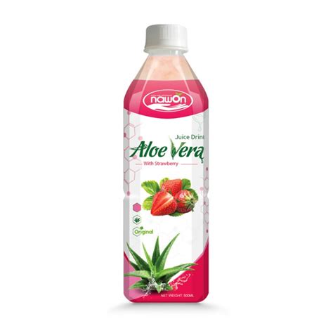 Nawon Aloe Vera Drink Strawberry Flavor Ml