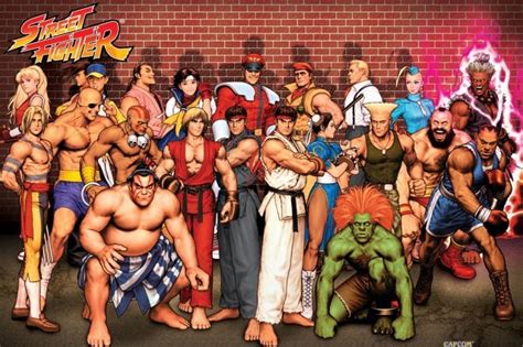 Street Fighter 1 Characters