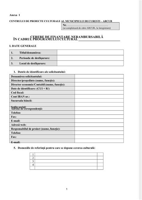 Pdf Arcub Anexa Si Cerere De Finantare Dokumen Tips