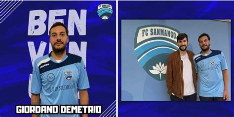 Ufficiale San Mango Arriva L Attaccante Demetrio Giordano Vincenzo