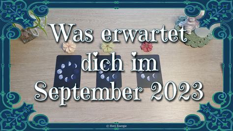 Was erwartet dich im September 2023 Auswahl Orakel Wähle deinen