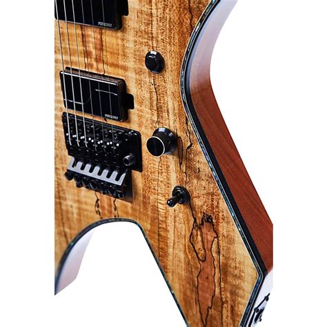 B C Rich Warlock Extreme Exotic With Floyd Rose Electric Guitar Spalted Maple Hamilton Place