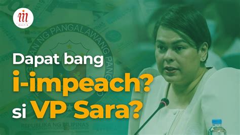 Dapat Bang I Impeach Si VP Sara YouTube