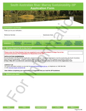 Fillable Online Pir Sa Gov 3IP Application Form PIRSA SA Gov Au