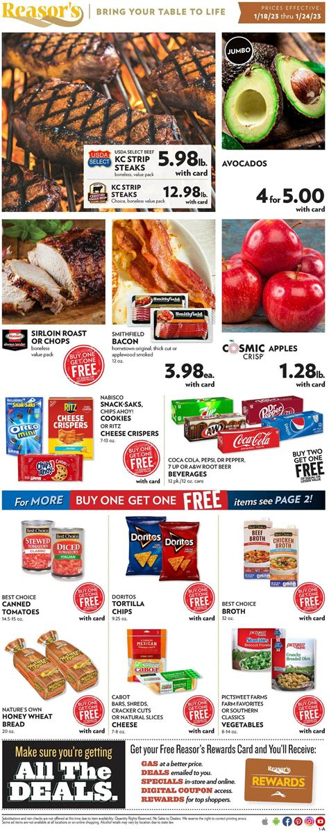 Reasor's Current weekly ad 01/18 - 01/24/2023 - frequent-ads.com