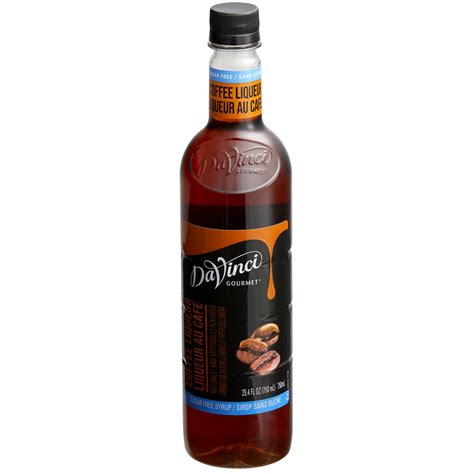 DaVinci Gourmet Sugar Free Coffee Liqueur Flavoring Syrup 750 ML