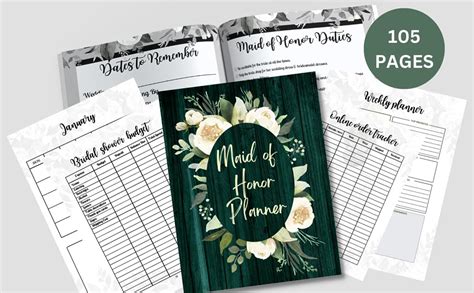 Maid Of Honor Planner Wedding Organizer For Duties Checklist Of Maid