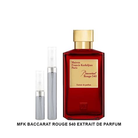 แบ่ง Mfk Baccarat Rouge 540 Extrait De Parfum Cherrybeautyonline