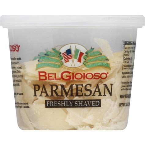 BelGioioso Freshly Shaved Cheese Parmesan 5 Oz From Food Lion