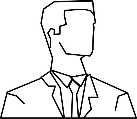 Download Male Drawing Outline At Getdrawings Silhouette Outline Of A