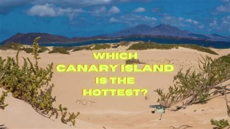 Which Canary Island Is The Hottest Infovacay