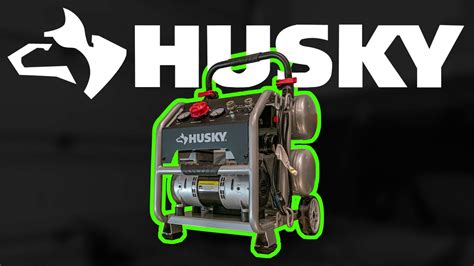 Husky Gallon Silent Air Compressor Review Demo Youtube