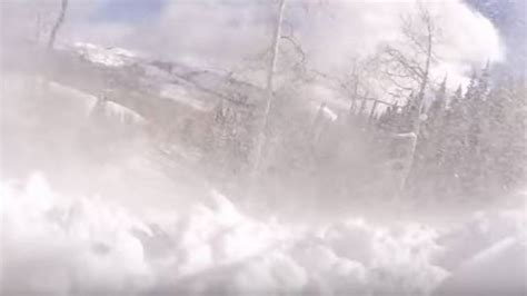 Wild Helmet Video Shows Skier Swept Away By Utah Avalanche Sacramento Bee