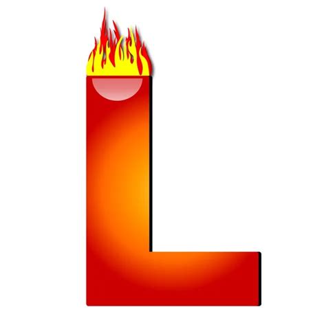 Letter A On Fire Stock Photo By ©pdesign 6104235