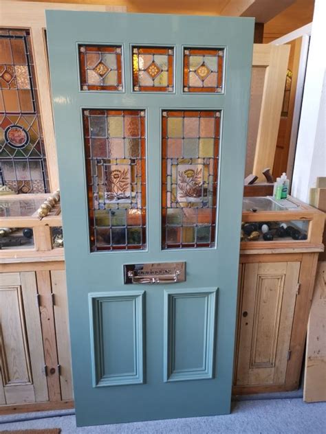 Victorian And Edwardian Glazed Front Doors In Stained Glass Door