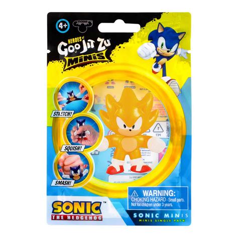 Compre Mini Boneco El Stico Do Super Sonic Goo Jit Zu Sonic Aqui Na