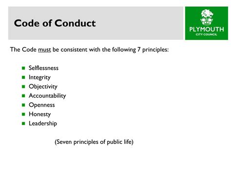 Ppt Code Of Conduct Powerpoint Presentation Free Download Id4041258