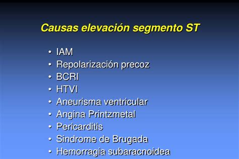 PPT Manifestaciones clínicas de la isquemia miocárdica PowerPoint