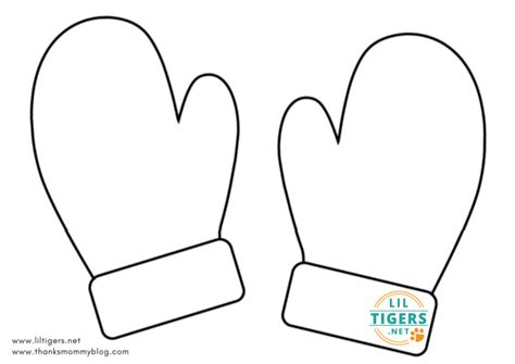 Mitten Template Free Printable - Free Printable Templates