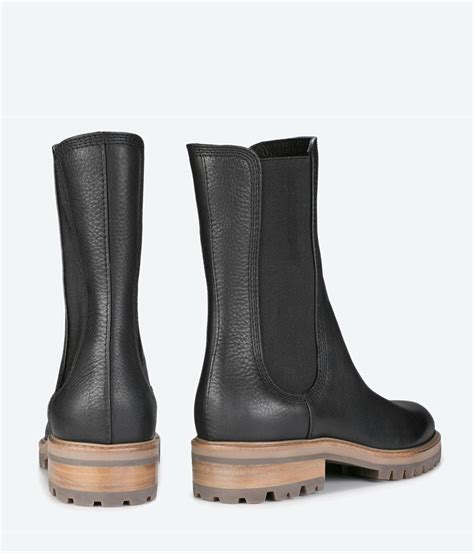 Planos Pedro García Sydney Lug Sole Chelsea Boot Black Mujer